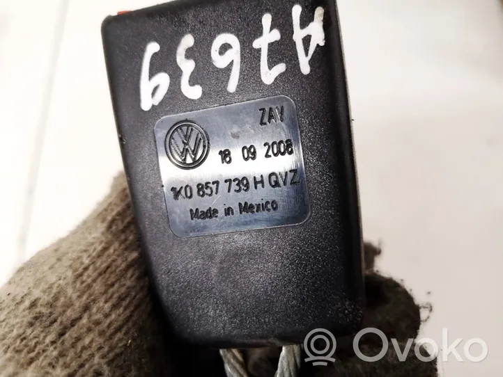 Volkswagen Golf V Klamra tylnego pasa bezpieczeństwa 1k0857739h