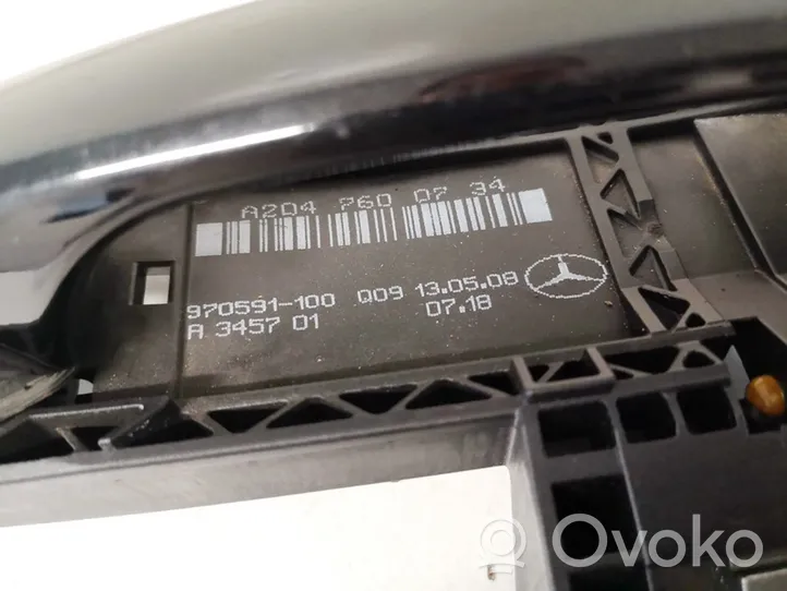 Mercedes-Benz C AMG W204 Poignée extérieure de porte avant a2047600734