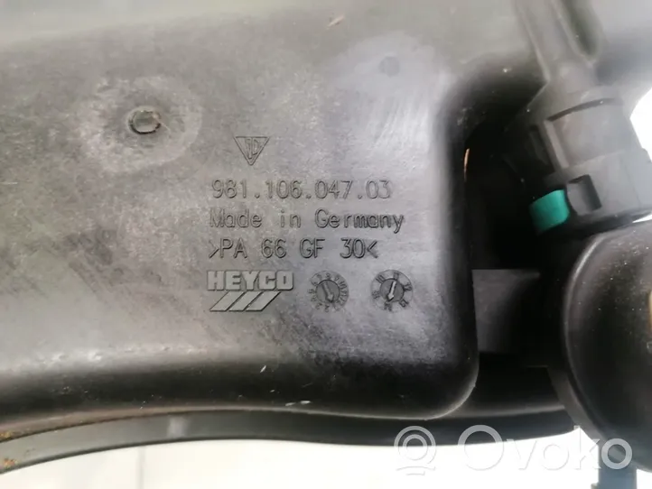 Porsche Boxster 981 Coolant expansion tank/reservoir 98110604703