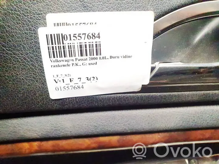 Volkswagen PASSAT B5 Etuoven sisäkahva 