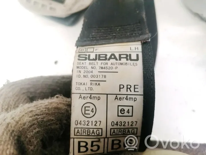 Subaru Legacy Saugos diržas priekinis 7M4520P