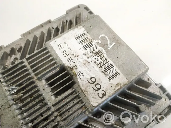 Audi A6 S6 C6 4F Engine control unit/module 4f0910552p
