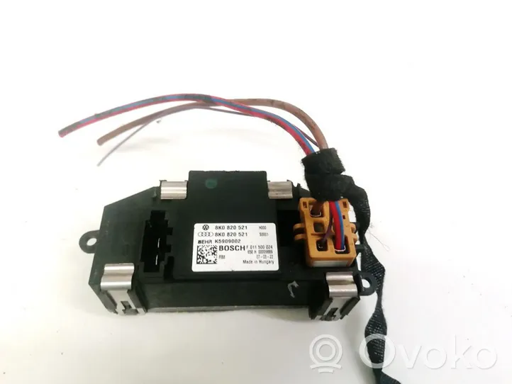 Audi A5 8T 8F Resistencia motor/ventilador de la calefacción 8K0820521