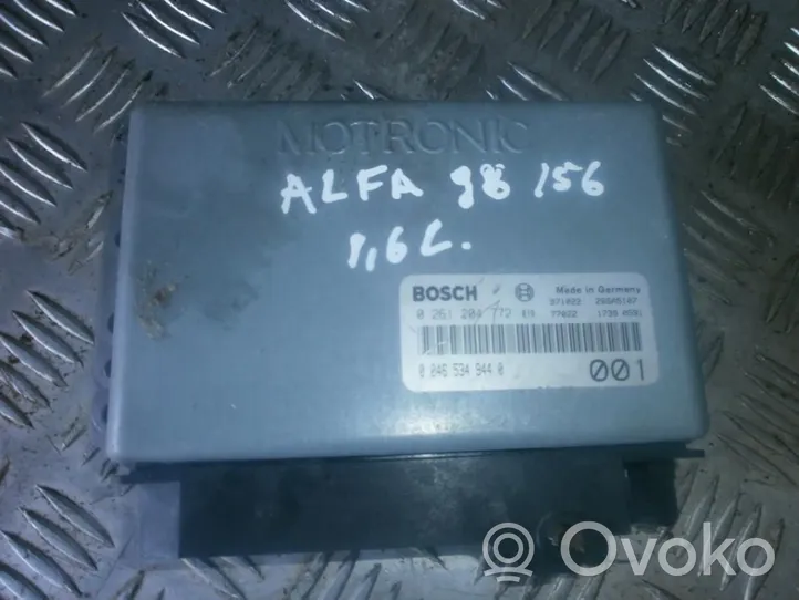 Alfa Romeo 156 Sterownik / Moduł ECU 0261204772