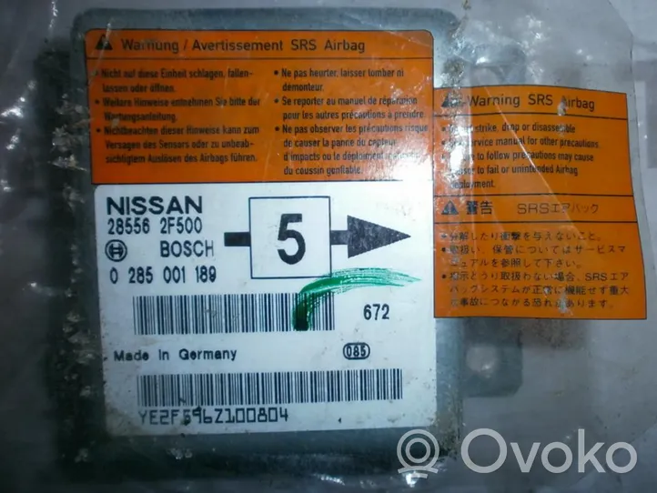 Nissan Primera Turvatyynyn ohjainlaite/moduuli 285562F500