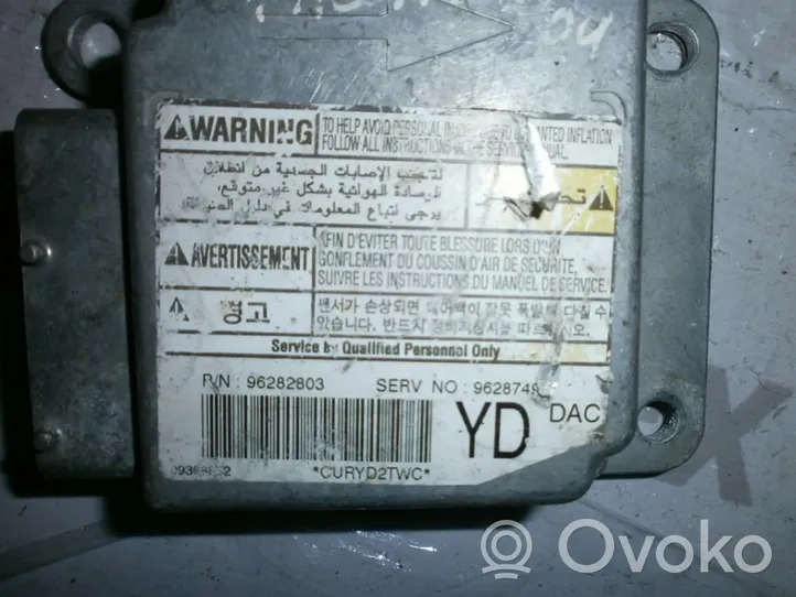 Daewoo Tacuma Airbag control unit/module 96282803