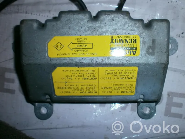 Renault Twingo I Oro pagalvių valdymo blokas 7700841592