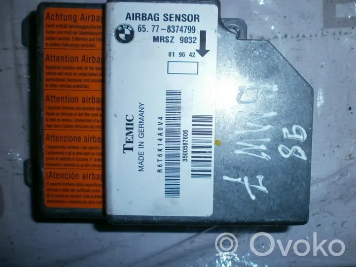 BMW 7 E38 Module de contrôle airbag 65778374799