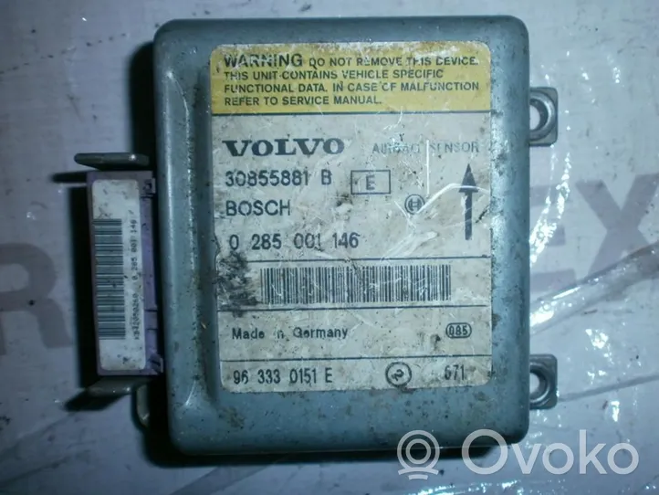 Volvo S40, V40 Turvatyynyn ohjainlaite/moduuli 30855881B