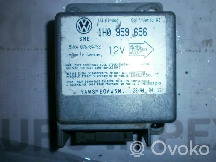 Volkswagen Golf III Turvatyynyn ohjainlaite/moduuli 1H0959656