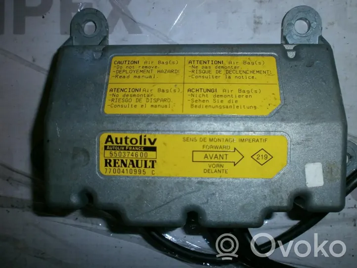 Renault Twingo I Oro pagalvių valdymo blokas 7700410995C