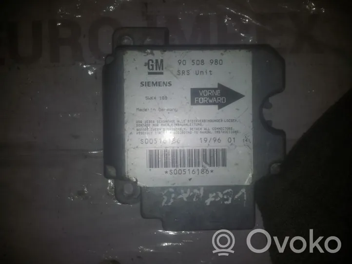 Opel Vectra B Module de contrôle airbag 90508980