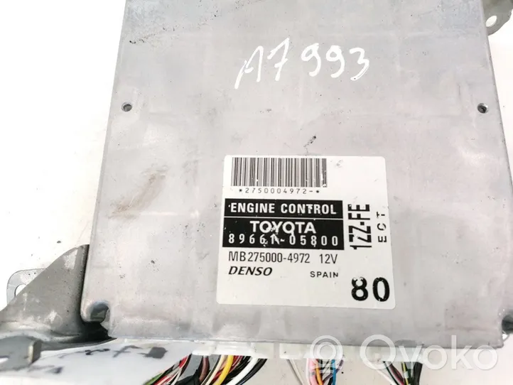 Toyota Avensis T250 Calculateur moteur ECU 8966105800