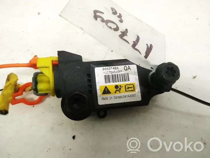 Opel Antara Capteur de collision / impact de déploiement d'airbag 96631484