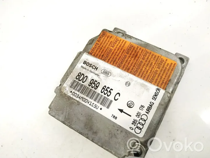 Audi A4 S4 B5 8D Oro pagalvių valdymo blokas 8D0959655C