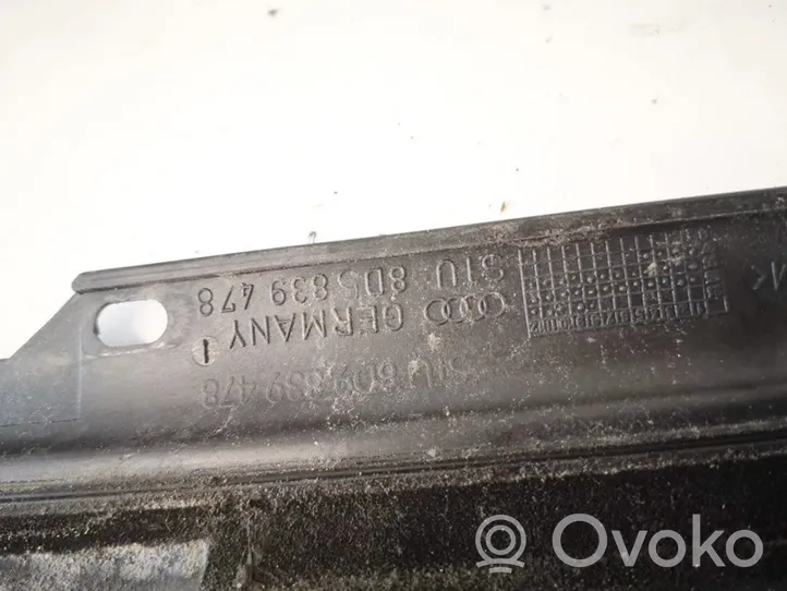 Audi A4 S4 B5 8D Rivestimento modanatura del vetro della portiera posteriore 8d5839478