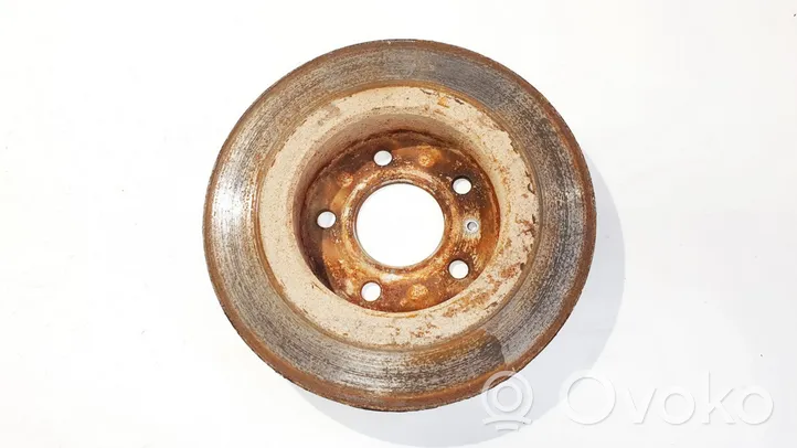 Opel Zafira B Rear brake disc neventiliuojamas