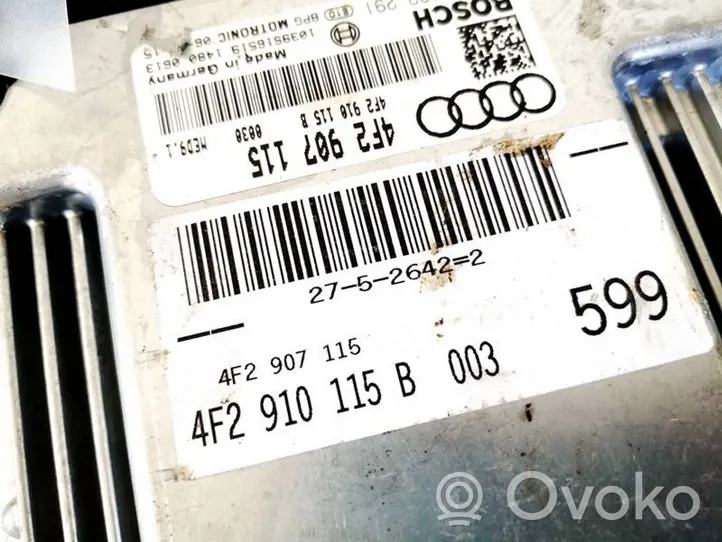 Audi A6 S6 C6 4F Variklio valdymo blokas 4f2910115b