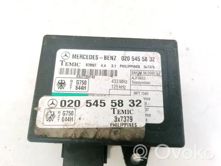 Mercedes-Benz Vito Viano W638 Unidad de control/módulo inmovilizadora 0205455832