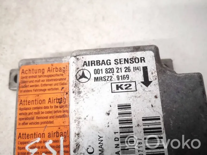Mercedes-Benz E W210 Module de contrôle airbag 0018202126