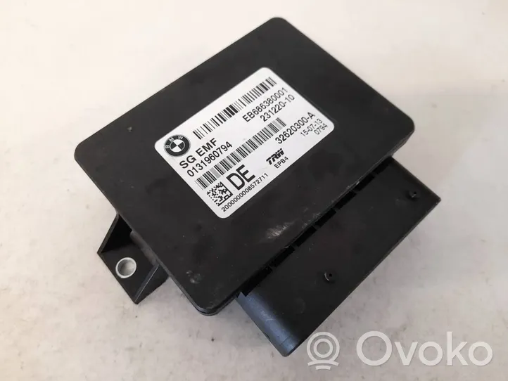 BMW 5 GT F07 Module de frein de stationnement eb686380001