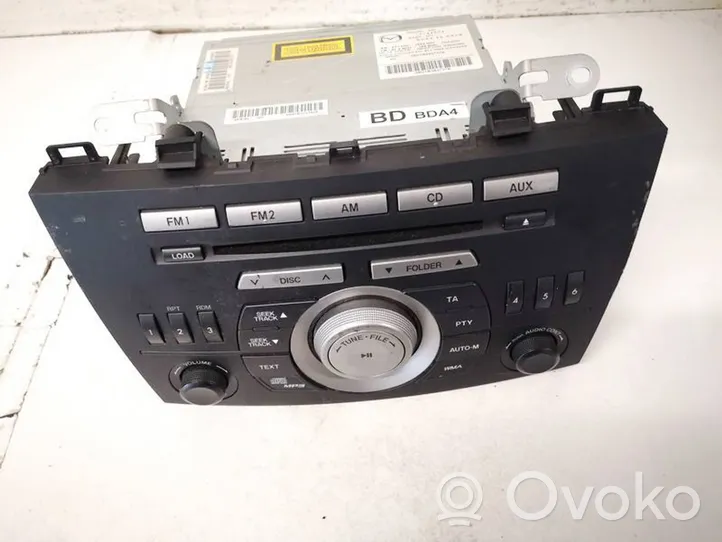 Mazda 3 II Radio/CD/DVD/GPS-pääyksikkö bda466ar0b