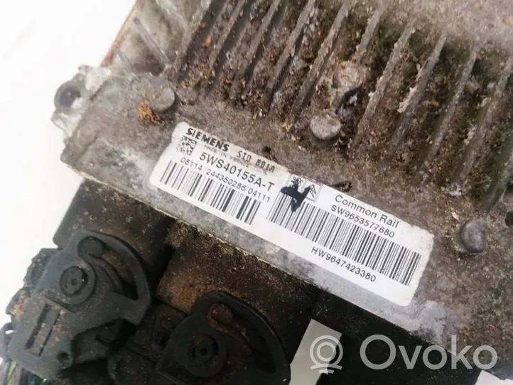 Peugeot Partner Sterownik / Moduł ECU SW9653577680