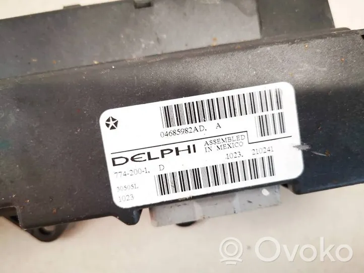 Chrysler Pacifica Interruttore di controllo dell’alzacristalli elettrico 04685982ad