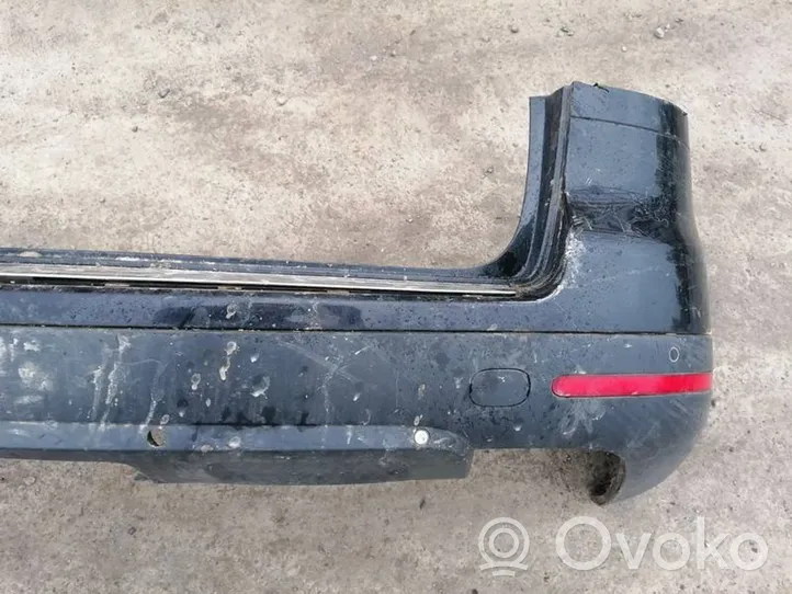 Volkswagen Touareg I Rear bumper juodas