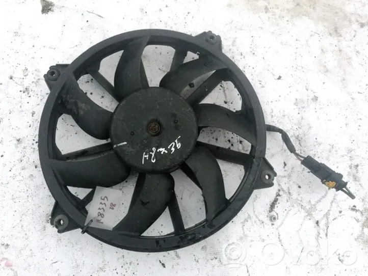 Citroen C4 I Radiator cooling fan shroud 