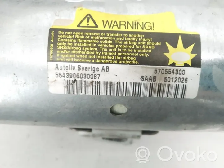 Saab 9-3 Ver1 Poduszka powietrzna Airbag pasażera 570554300