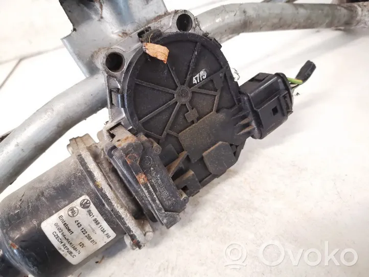 Volkswagen Polo IV 9N3 Moteur d'essuie-glace 6q1955113a