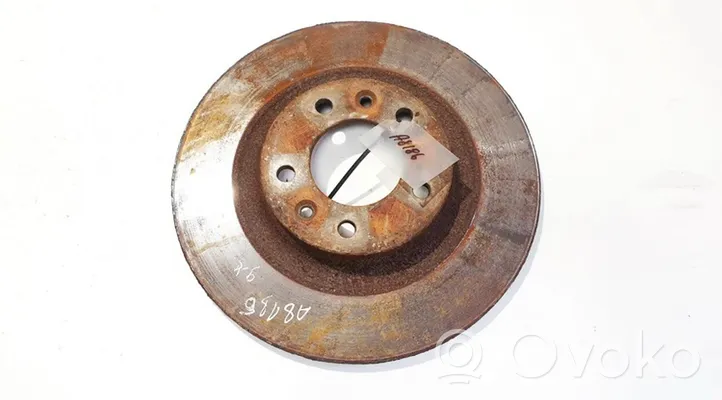 Peugeot 607 Rear brake disc neventiliuojamas