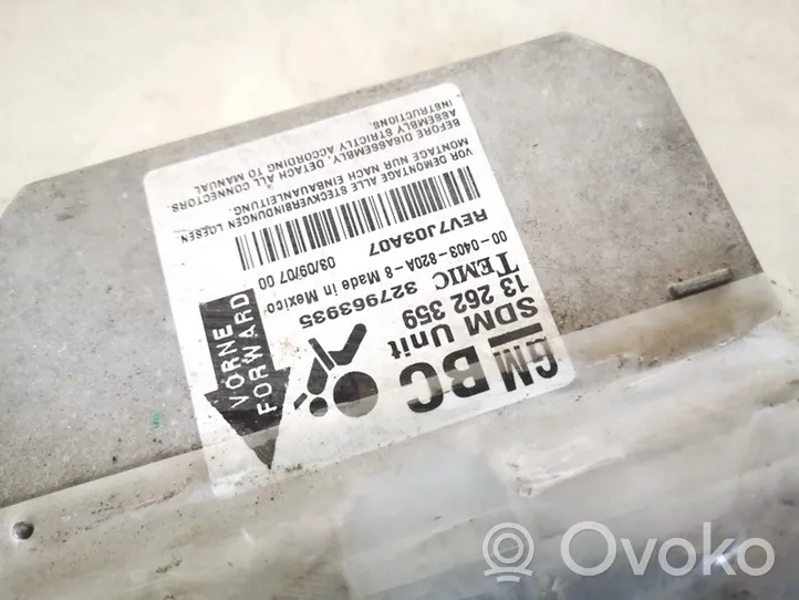 Opel Corsa D Gaisa spilvenu vadības bloks 13262359