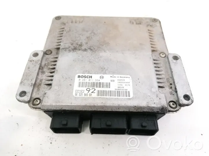 Citroen C8 Variklio valdymo blokas 9652590380