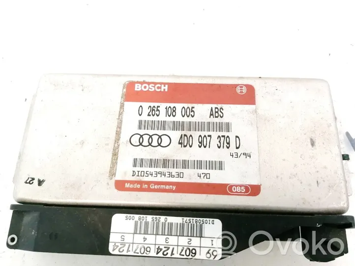 Audi A4 S4 B5 8D ABS-ohjainlaite/moduuli 4D0907379D