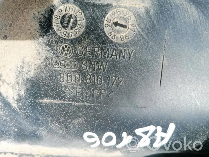 Audi 80 90 S2 B4 Takapyörän sisälokasuojat 8D0810172