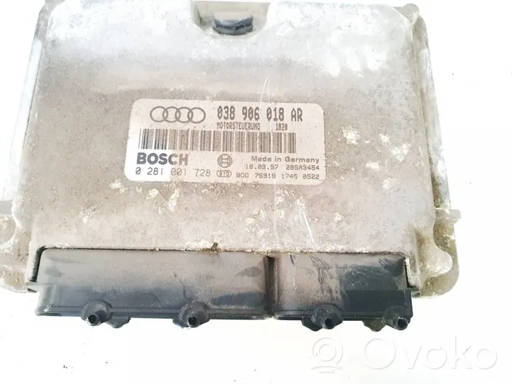 Audi A3 S3 8L Centralina/modulo del motore 038906018ar