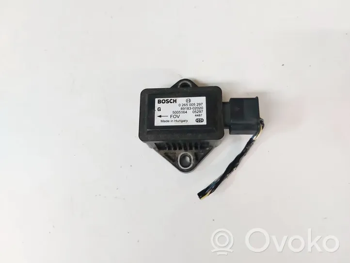 Toyota Corolla Verso AR10 ESP Drehratensensor Querbeschleunigungssensor 0265005297