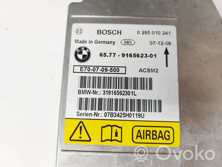 BMW X5 E70 Sterownik / Moduł Airbag 65.77916562301