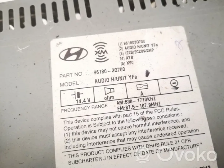Hyundai Sonata Unità principale autoradio/CD/DVD/GPS 961803q700