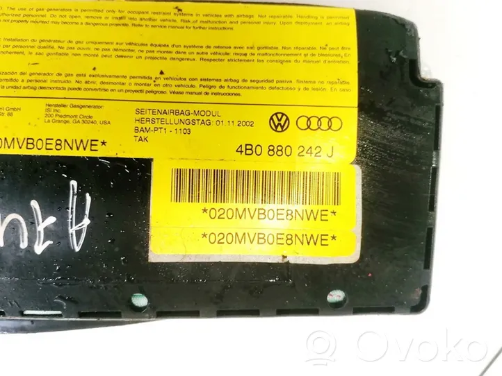 Audi A6 S6 C5 4B Airbag sedile 4B0880242J