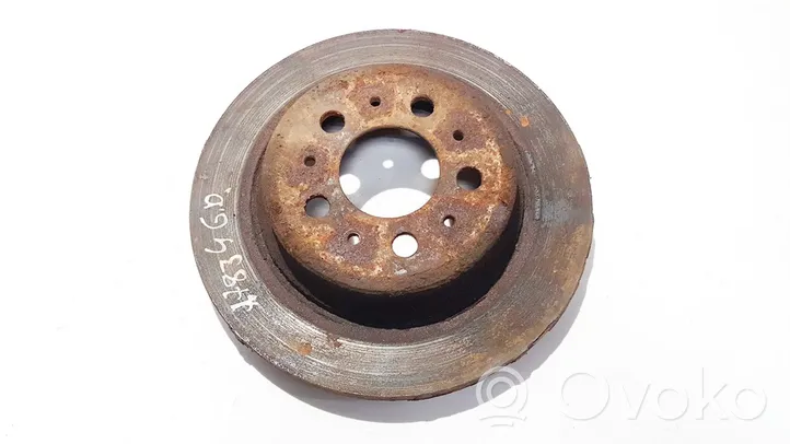 Volvo S60 Rear brake disc neventiliuojamas