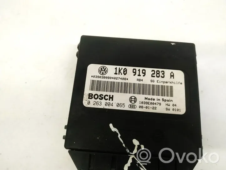 Volkswagen Golf V Parking PDC control unit/module 1K0919283A