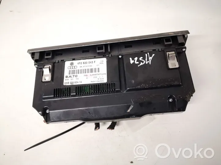 Audi A6 S6 C6 4F Climate control unit 4f2820043f