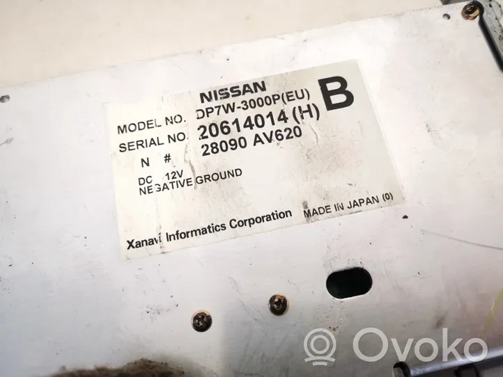 Nissan Primera Monitori/näyttö/pieni näyttö 28090av620