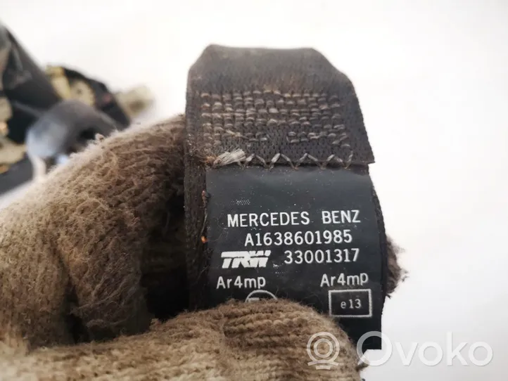 Mercedes-Benz ML W163 Ceinture de sécurité arrière a1638601985