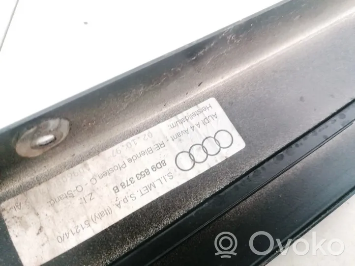 Audi A4 S4 B5 8D Rivestimento modanatura del vetro della portiera anteriore 8D9853378B