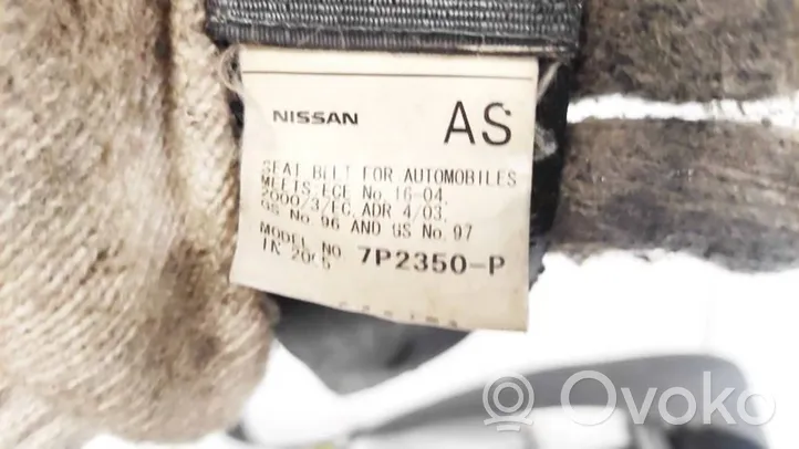 Nissan Pathfinder R51 Pas bezpieczeństwa fotela przedniego 7P2350P