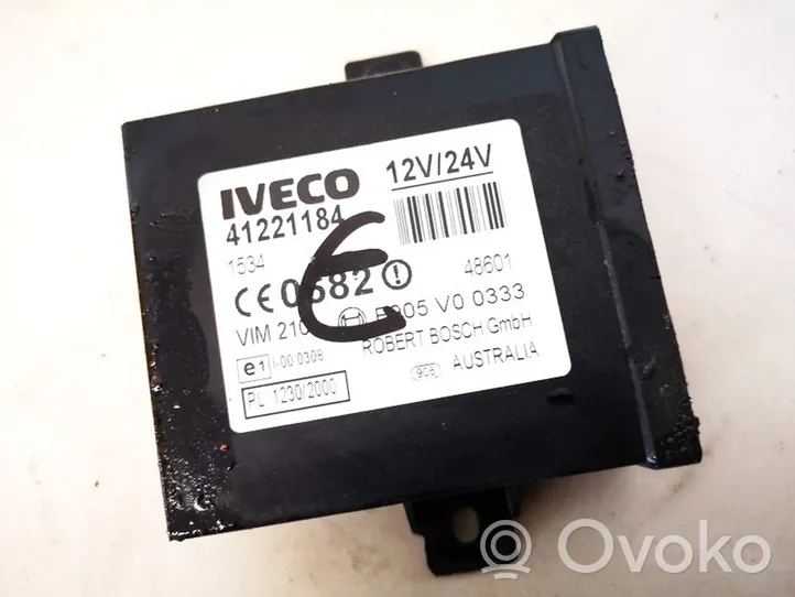 Iveco Daily 40.8 Unité de commande dispositif d'immobilisation 41221184